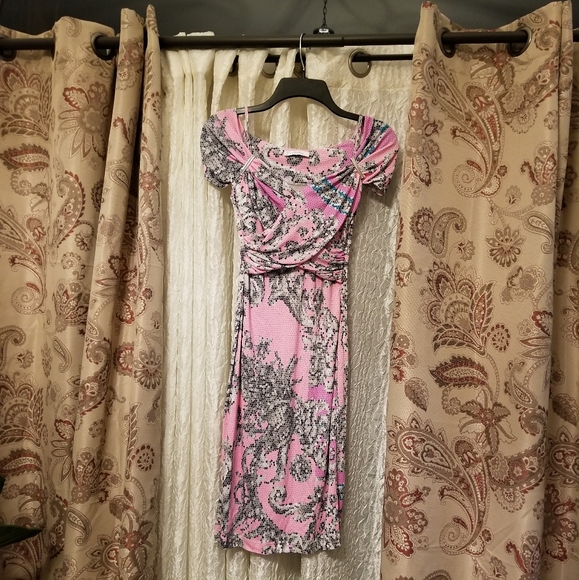 VERSACE COLLECTION pretty in pink dress - Picture 2 of 8